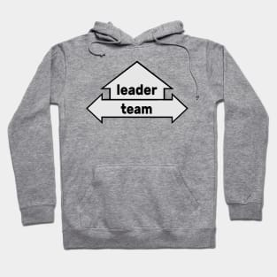 Arrows - Text Art - Leader and Team Hoodie